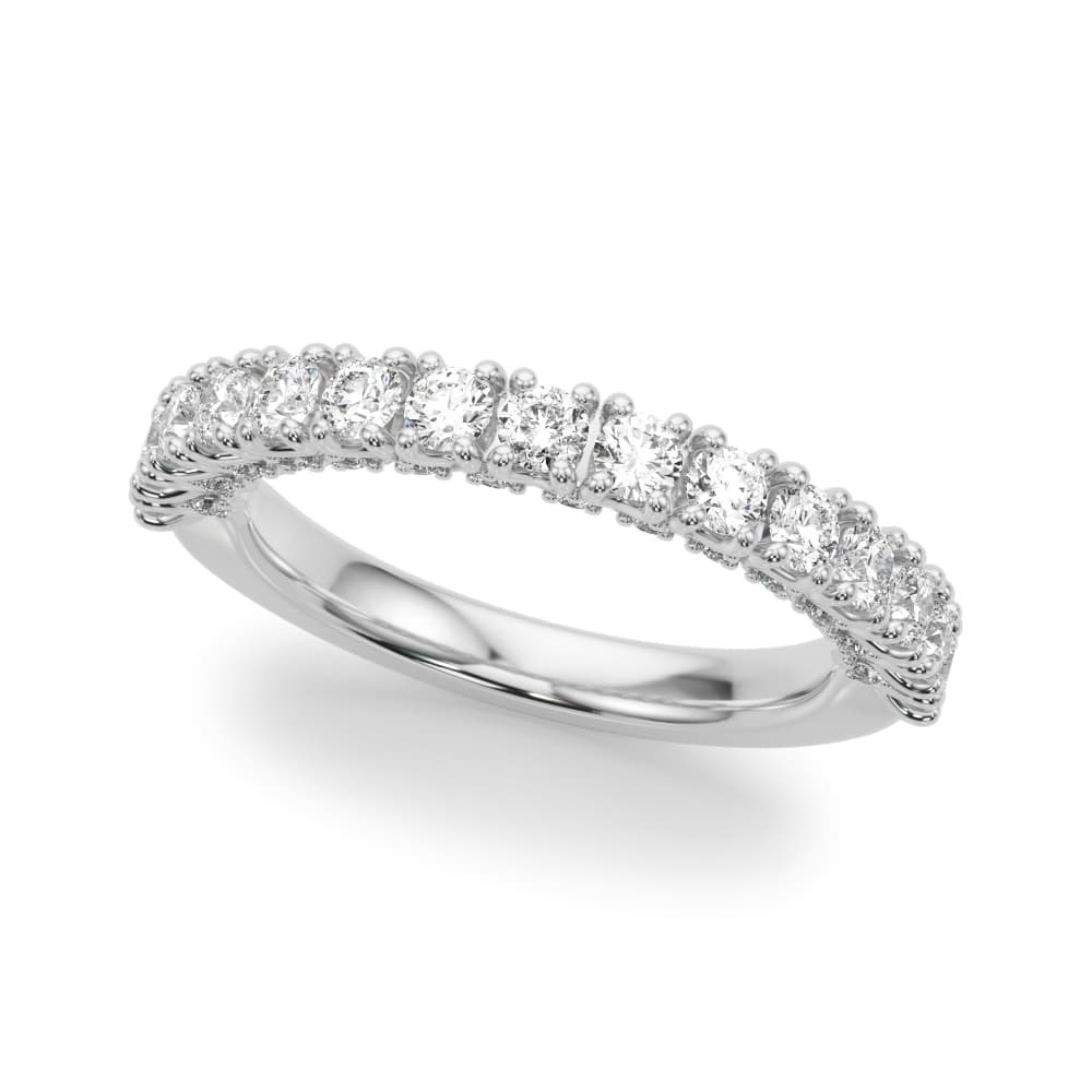 Halo Wedding Band preview in White 14kt gold