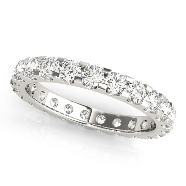 Eternity Wedding Band in White 14kt gold
